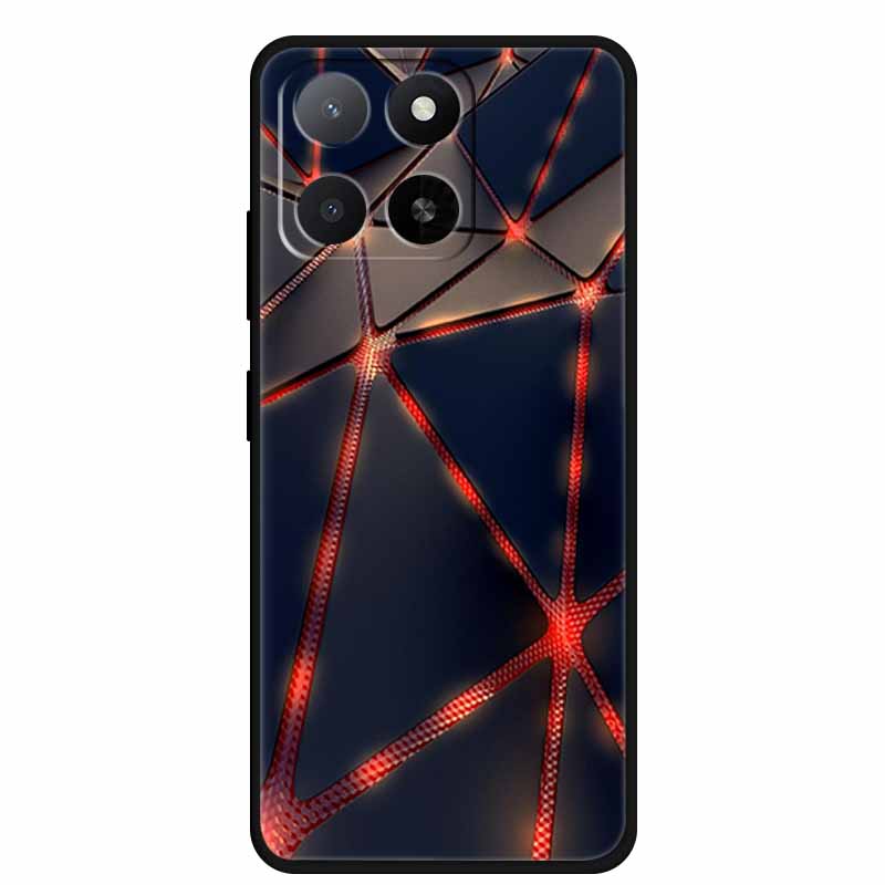 Чехол для ZTE Blade A55 A35 Животные Мягкий Силикон ТПУ Чехлы для Телефона Задняя Крышка для ZTE Blade A35 BladeA55 Волк Ударопрочный Крутой Capa