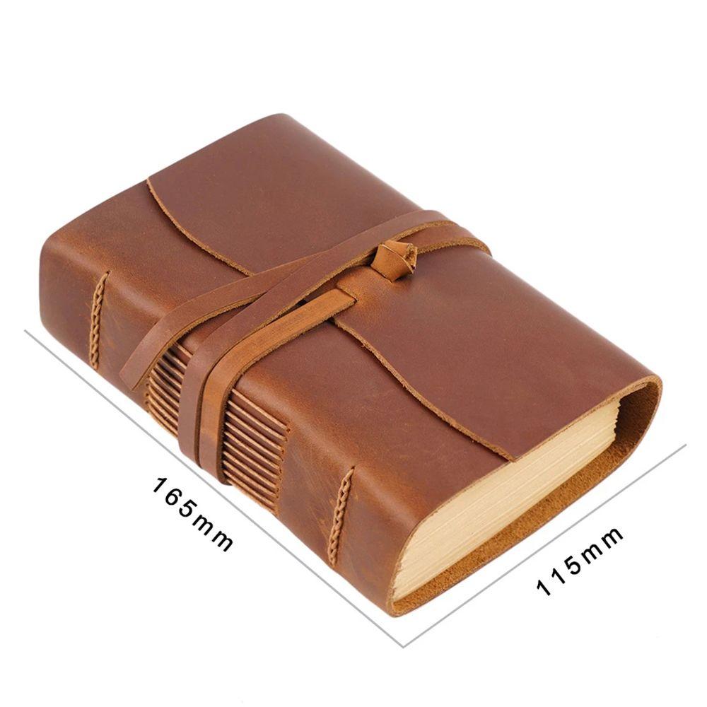 Сделано Журнал Книга Ретро Кожаный Блокнот Бизнес Блокнот Ретро Дорожный Журнал Блокнот для Записей