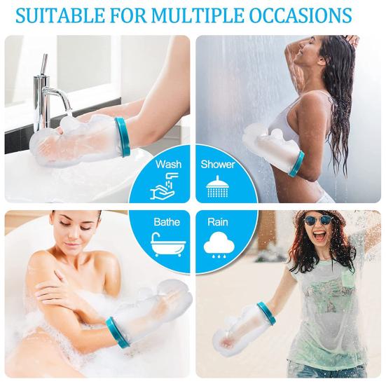 Гипсовая повязка на руку для взрослых Водонепроницаемая повязка для душа Гипсовая повязка Защитный рукав Многоразовая хирургия Запястье Рука