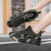 2024 Spring Camouflage Casual Shoes Men's Fly-woven Running Breathable Shoes Youth Soft-soled Lightweight Non-slip Sneakers