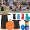 Retractable Stool Portable Camping Foldable Chair Telescopic Folding Stools Seat for Outdoor Beach Chairs Camping Fishing Stool