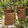 Наружные настенные корзины для хранения, настенные декоративные горшки для растений, для дома, сада, свадьбы, фермерского дома, бамбуковые корзины для хранения