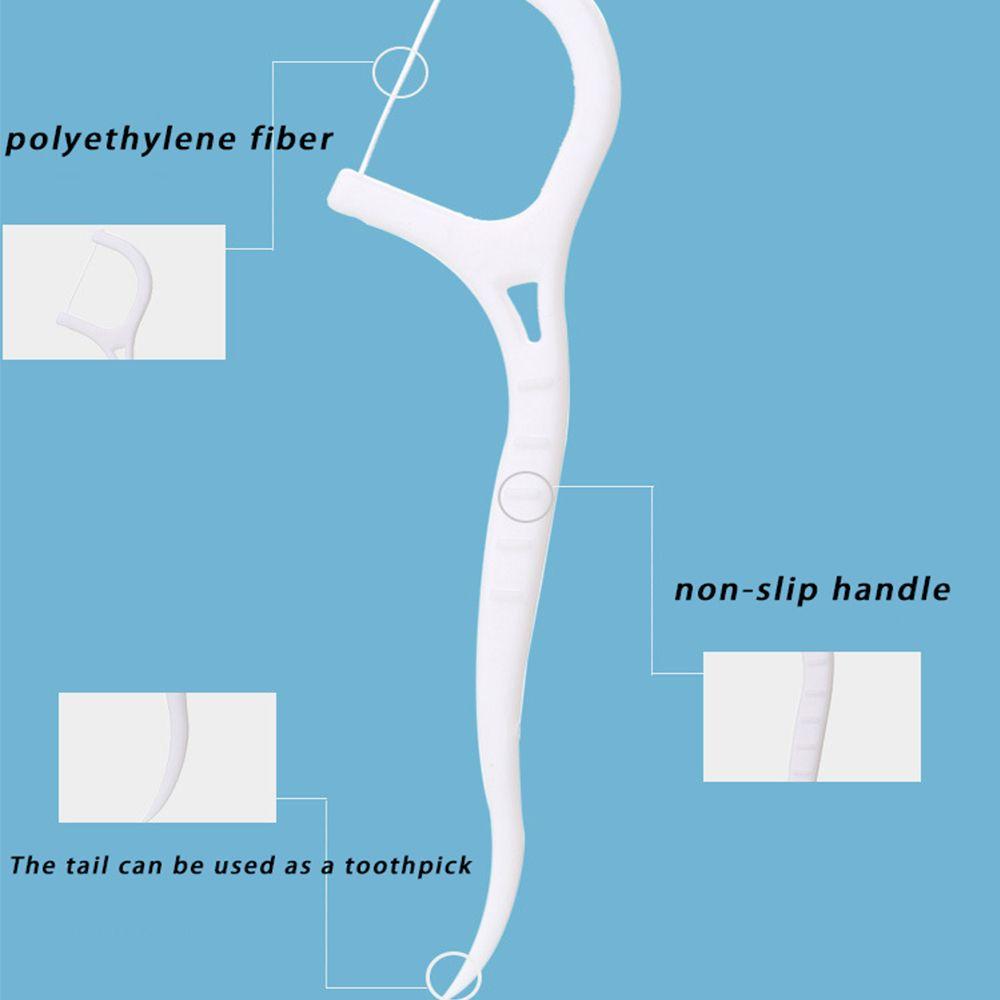 Practical Flosser Brush Teeth Cleaning Interdental Oral Hygiene Care Teeth Stick Dental Floss