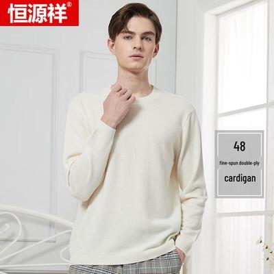 Мужской свитер Hengyuanxiang из 100% шерсти ягненка