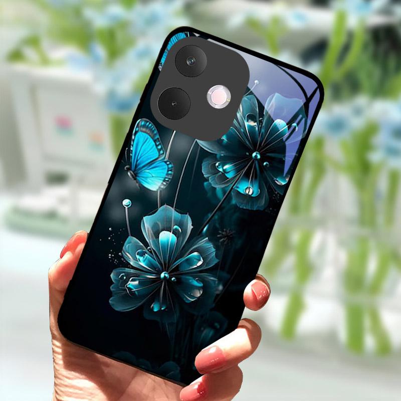 Чехол для телефона OPPO A5 Pro 5G A5Pro Защита от падений Защита камеры Закаленное стекло Задняя крышка Для OPPO A 5 Pro CPH2695 Fundas