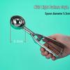 INOX 304 Stainless Steel Ice Cream Scoop/Baller for Hotels & Cafeterias