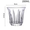 90-200 мл прозрачная стеклянная кофейная чашка питьевые стаканы для эспрессо капучино сока коктейли кухонная посуда для бариста