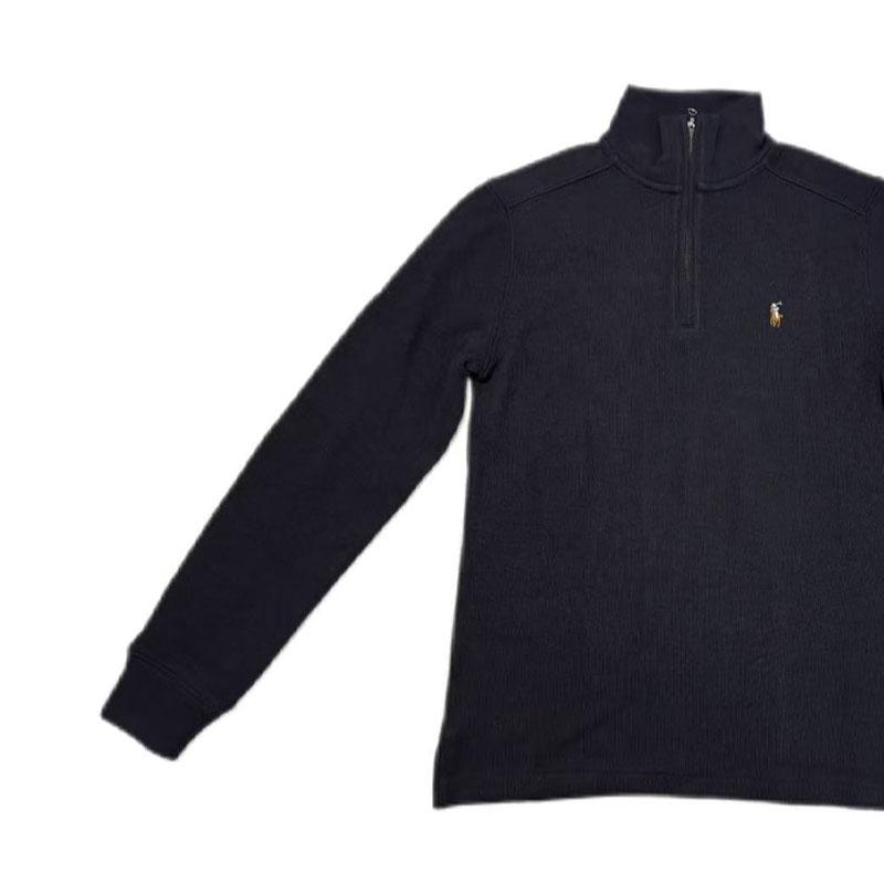 Polo Ralph Lauren Однотонный свитшот с молнией и длинным рукавом Детский свитшот 323886908-002