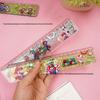 Super Mario Glitter Ruler - Cute 20cm Student Stationery