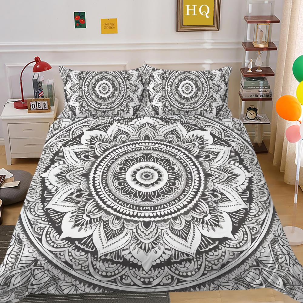 Комплект постельного белья для дома с 3D принтом дурмана, полиэстер, пододеяльник, женские постельные принадлежности, костюмы, мягкий домашний текстиль королевского размера