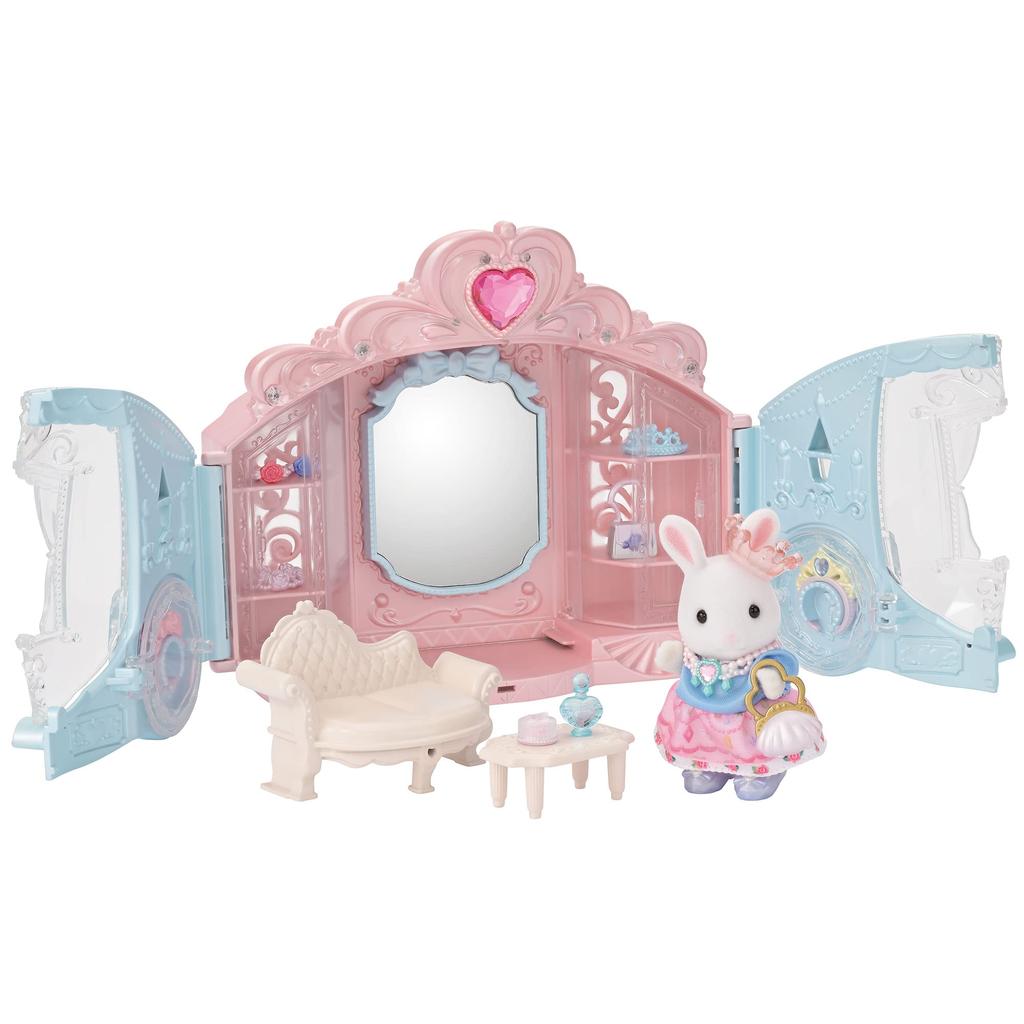 Sylvanian Families Hair Salon [Glitter Carriage Stylish Room Set] Fu19 ST Mark Certification Ages 3+ Toy Dollhouse Sylvanian Families EPOCH
