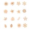 20mm 100pcs Paint Natural  Gift DIY Wooden Decoration Wood Slice Scrapbooking Embellishments Doodle Educational