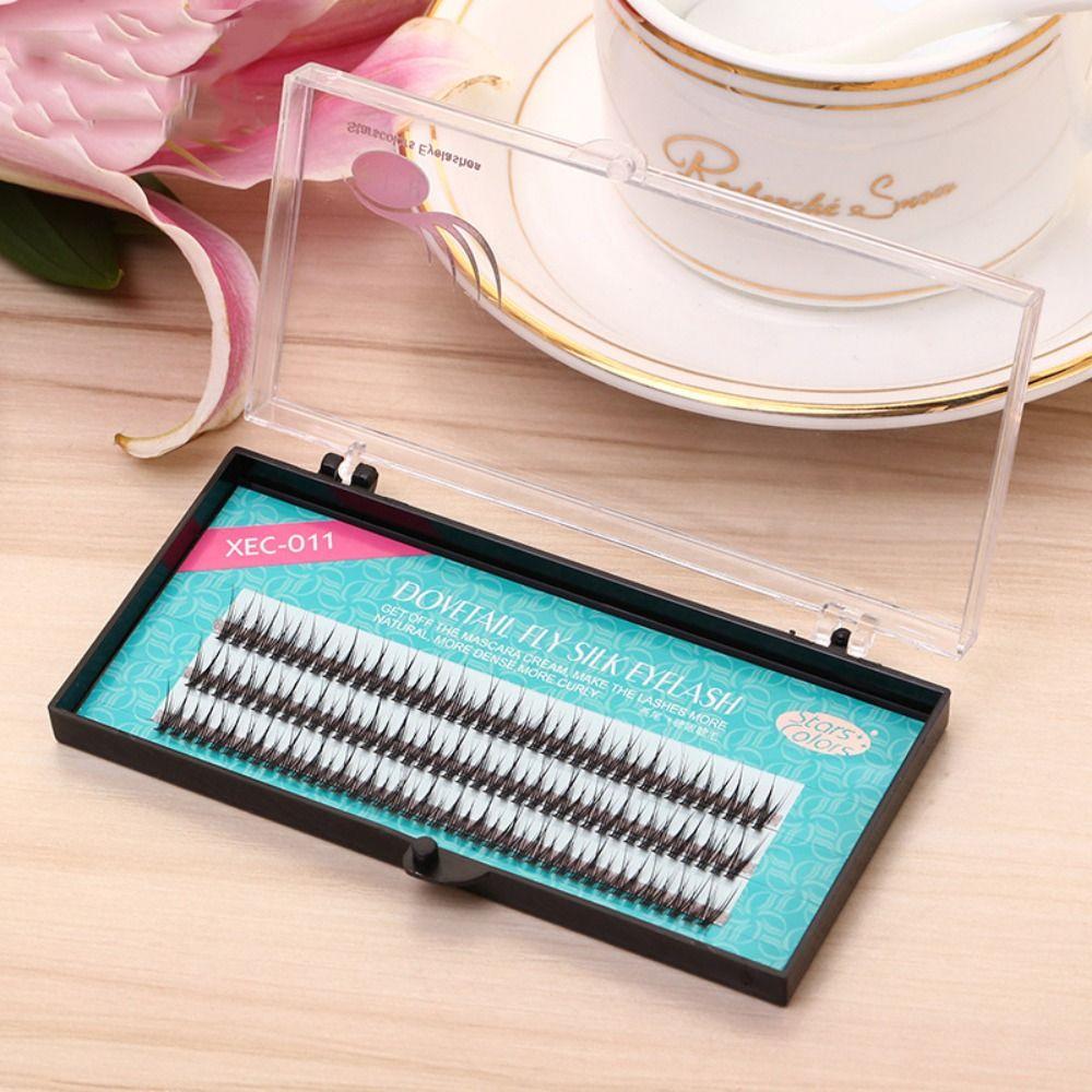 Инструменты для макияжа DIY долговечные отдельные ресницы готовые объемные прививки ресниц веерные ресницы