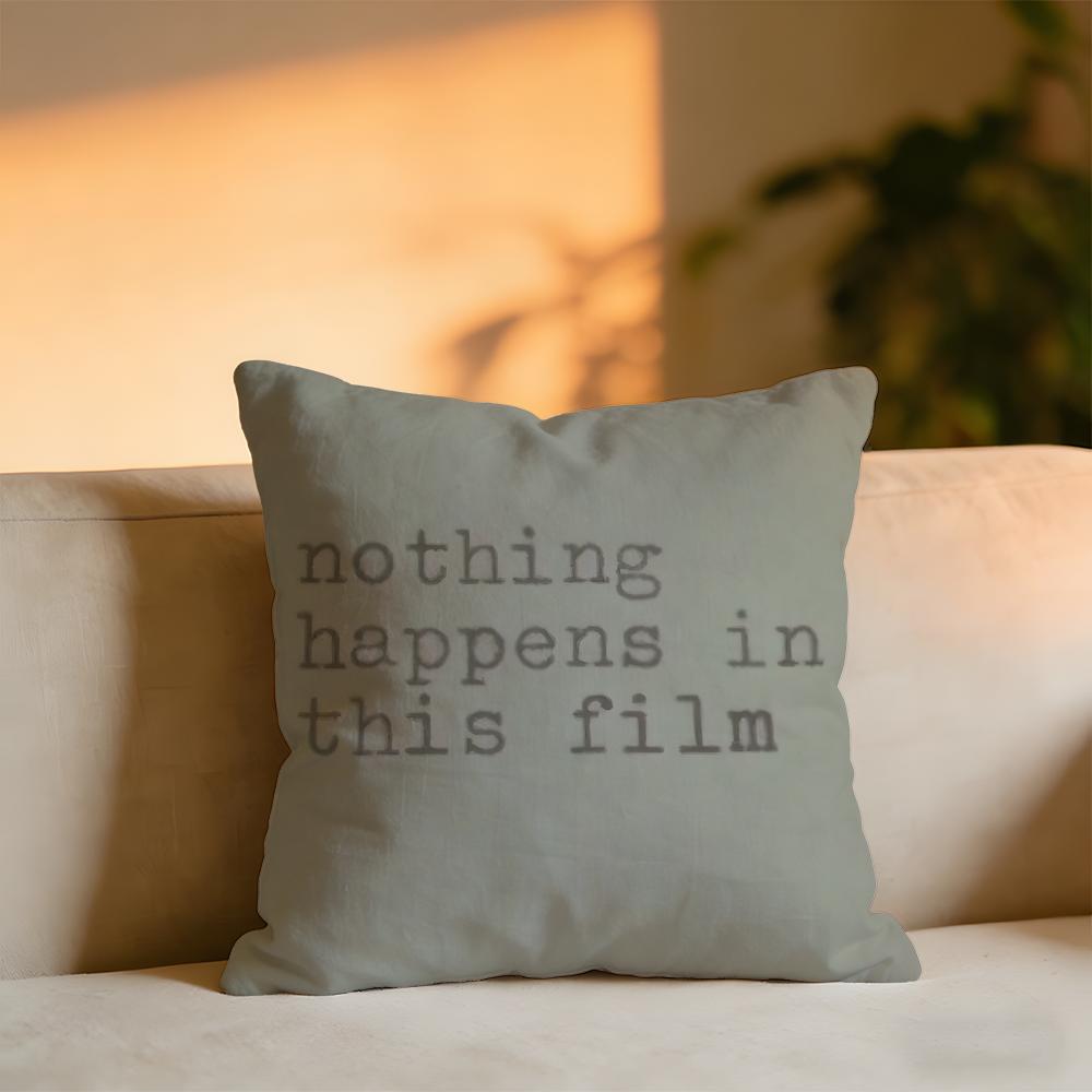 As I Was Moving Ahead Occasionally I Saw Brief Glimpses Of Beauty Cushion Velvet Throw PillowSoft Warm Cushion For Sofa  Bed