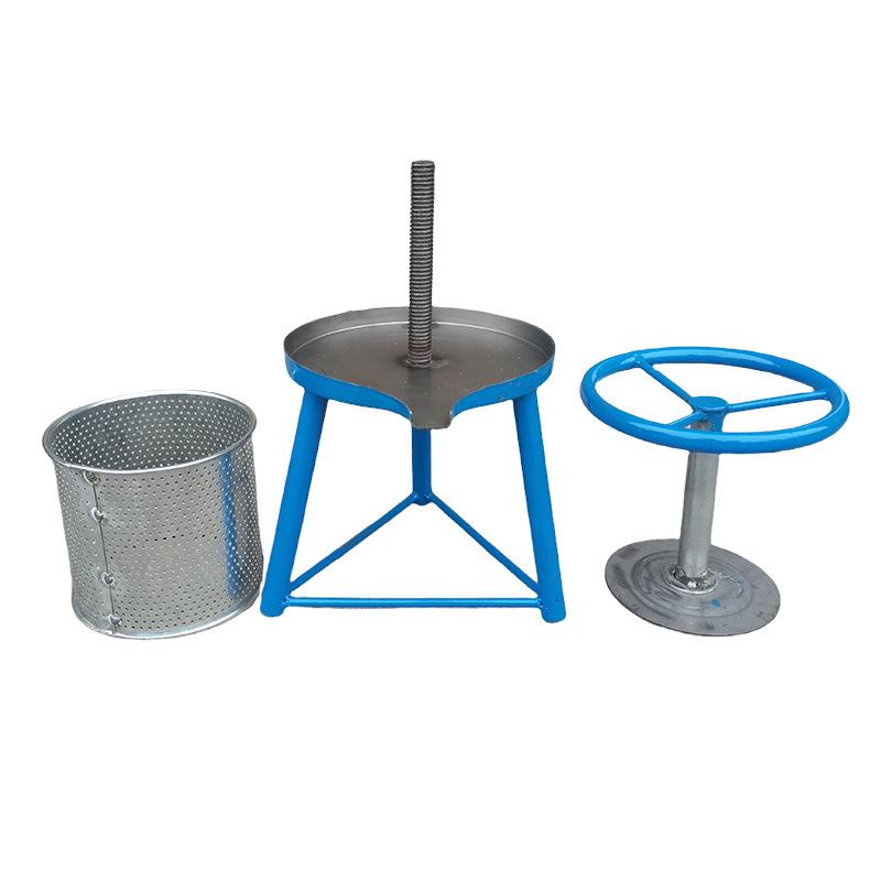 Manual Household Lard Press & Juicer: Small Residue Cake Machine for Oil, Vegetable Water, Chili Oil & Fruit Juice Extraction.