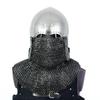 16GA Medieval Cross Bassinet Helmet Chainmail Warrior Best Helmet Gift