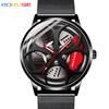 Fashion Business Men's Watch Contour Watch Men's Stainless Steel Mesh Strap Watch Quartz Watch Sports Watch