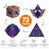 2024 Infinite magnetic cube 3D three-dimensional geometric cube children's thinking exercise educational toys
