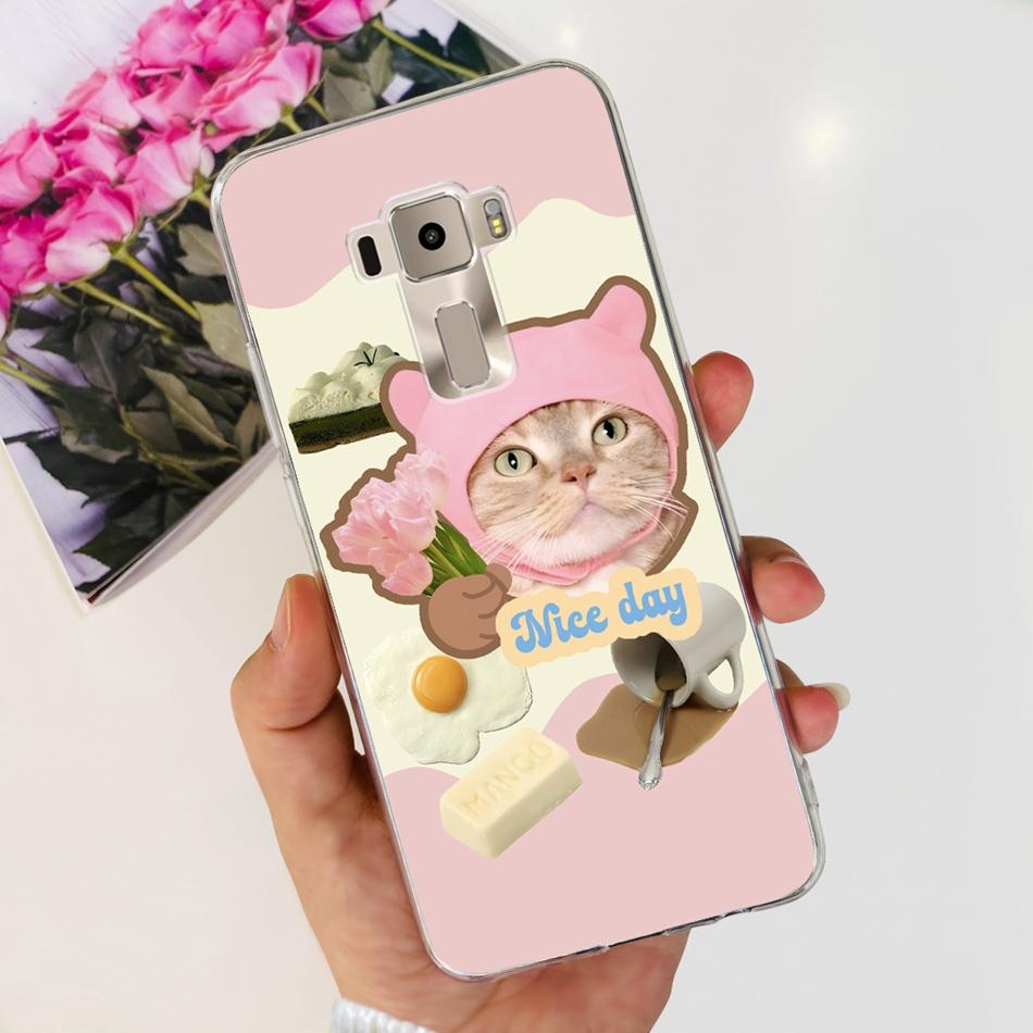 Для Asus Zenfone 3 ZE520KL ZA520KL Милый Чехол-Телефон с Мультяшной Пандой Для Asus Z017D Z017DA Z017DB Z017DC 5.2" Мягкий Силиконовый TPU Чехол
