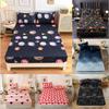 One Piece Printed Bed Sheet Cover Aloe Cotton Simmons Non-slip and Dustproof Mattress Elastic Band Protector Fitted Sheet