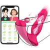 APP Bluetooth Вибратор для сосания Вибрационный стимулятор клитора Массаж точки G Носимое дилдо Анальное влагалище Секс-игрушки для взрослых