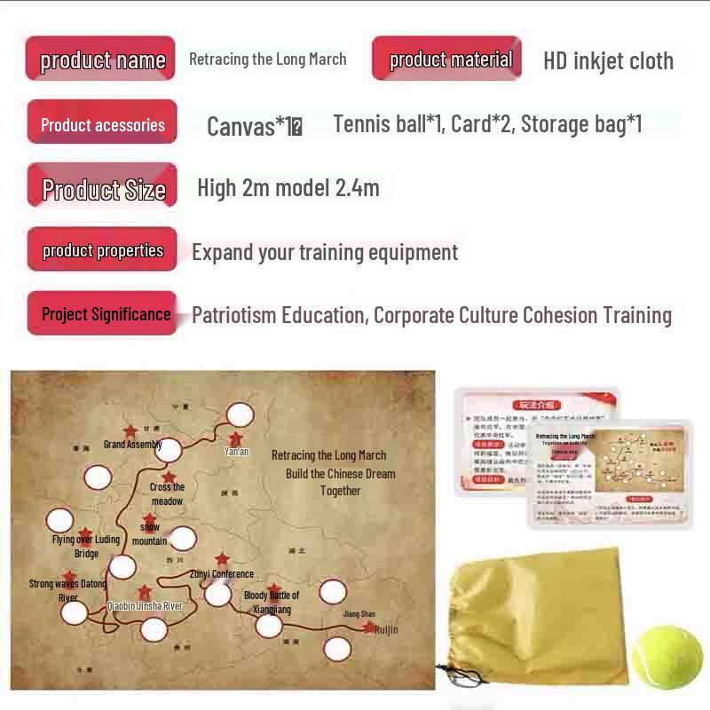 Zilaiqu Retrace the Long March Team Building Game Kit