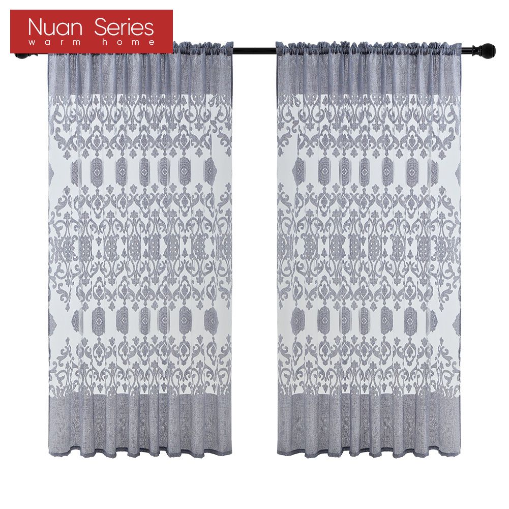 1 шт. серия Nuan, модные и элегантные полузатемняющие шторы в европейском стиле для гостиной, спальни, домашний декор