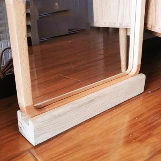 Full Length Mirror Base Sturdy Construction High Stability Universal Anti-Slip Floor Standing Mirror Stand