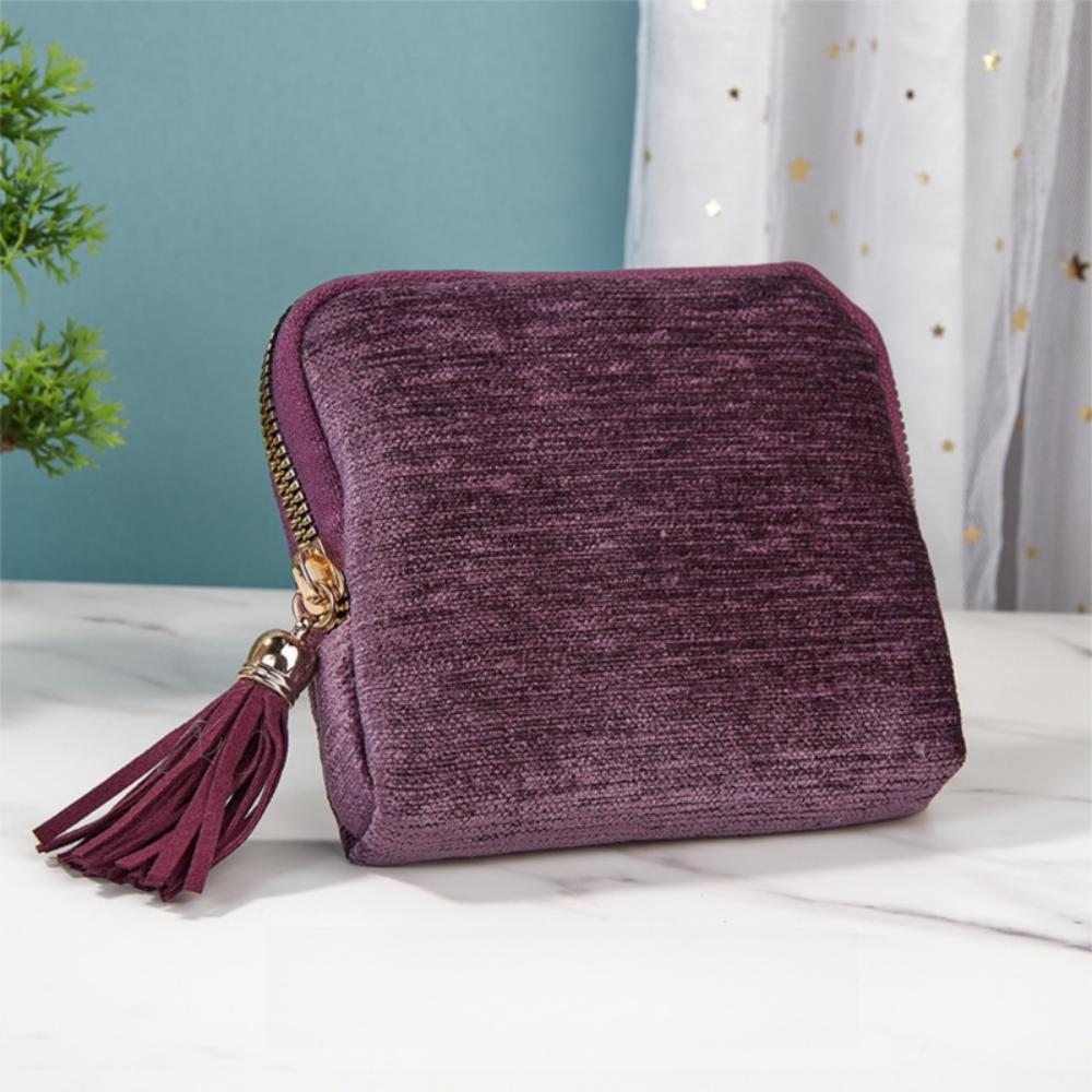 Ring Pendant Jewelry Storage Bag Jewelry Display Jewelry Organizer Tassel Zipper Jewelry Bag Gift