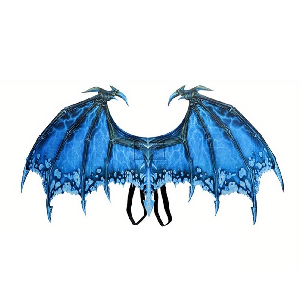 Foldable Halloween Dragon Wing Elastic Band Universal Masquerade Dragon Wing Non-woven Fabric Unisex Cosplay Wing Costume