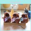 Очаровательный плюшевый брелок-капибара, мягкая короткошерстная плюшевая игрушка в оранжевом цвете
