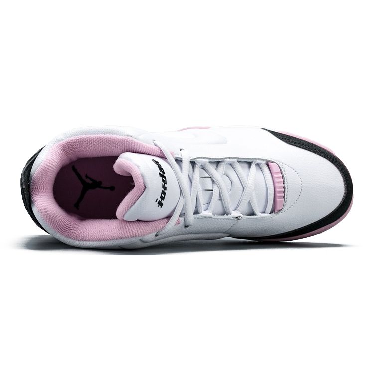 Jordan Большой фонд Кожа Удобные Ретро Поддерживающие Нескользящие Амортизирующие Прочные Баскетбольные Кроссовки Средней Высоты Детские кроссовки BV7375-106