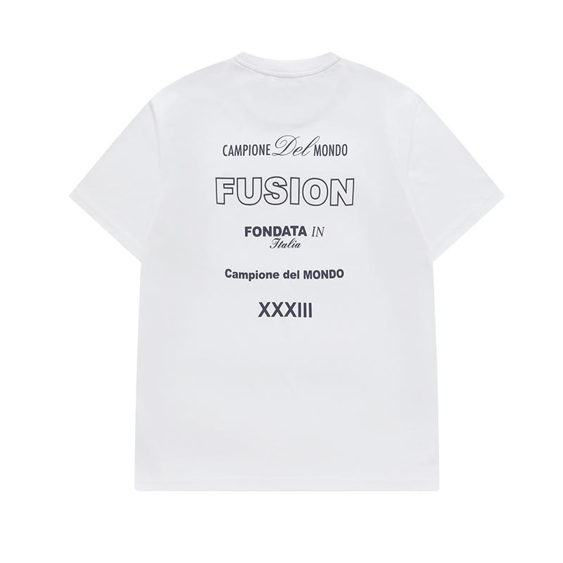 FILA FUSION T Shirt Unisex Cloud White T11M425107FWT
