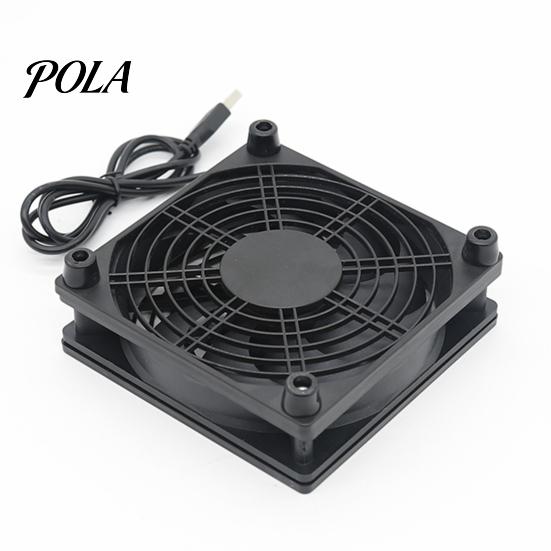 TV Box Heat Sink STB Radiator Low Noise Quick Cooling Plug Play USB Fan Mobile HDD Cooler for Home