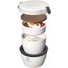 Lantas Cafe Bowl Lunch HLB-CD800 White