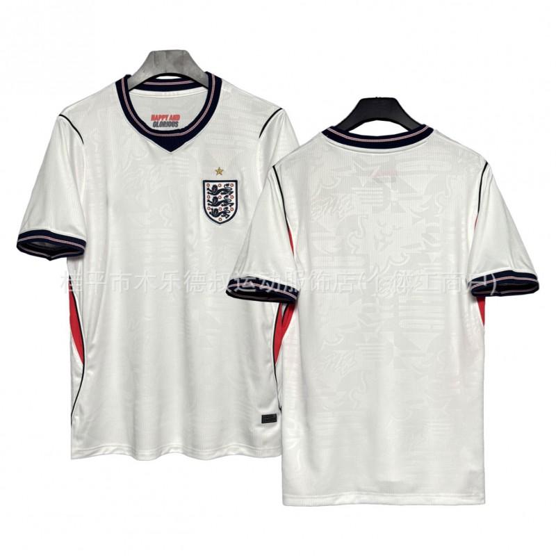 2026 England Home Away Soccer Jersey Fan Version Short Sleeve Football Shirt Men Women