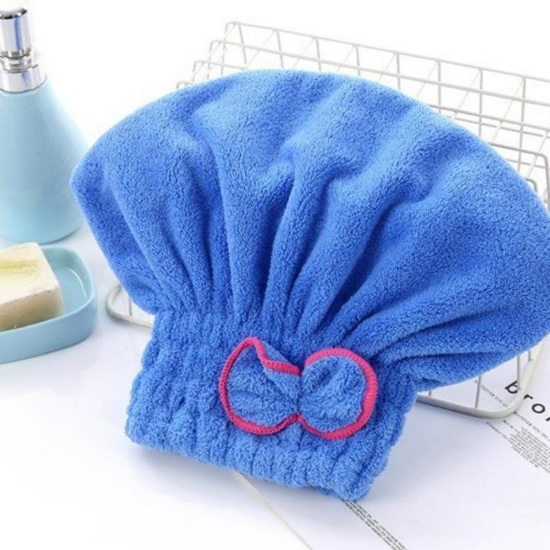 Крышка для сушки волос Микрофибра Ultra Absorbent Hair Dry Wrap Cap Fast Drier