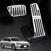 HUDIY Aluminum Alloy Foot Pedal Covers for New Crown 2022 Brake and Accelerator Design for Interior Customization and Safe Includes Japanese