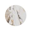 Мраморный впитывающий круглый керамический камень для декора бара, впитывающие напитки, керамические подставки, коврик в подарок на новоселье и пробковое основание