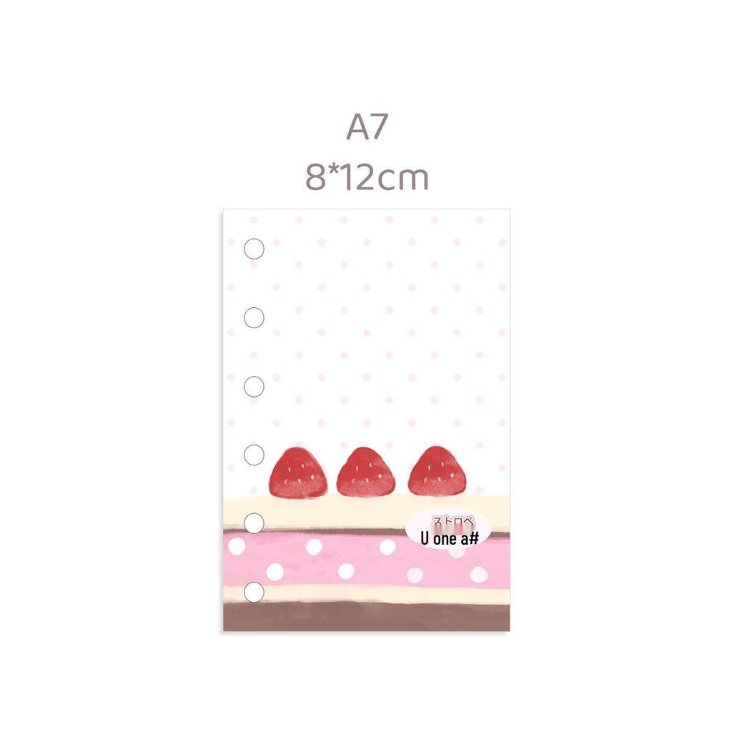 Waka Waka Strawberry Cake Acrylic Planner Dividers - M5/A6/A7 Sizes