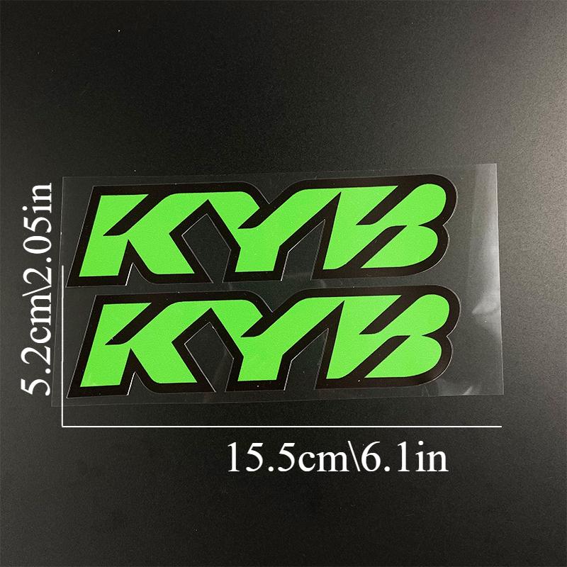 2 шт. гоночные подвески наклейки для мотоцикла Kyb виниловые наклейки на подвеску вилки для Yamaha Honda Suzuki Ktm Kawasaki Benelli