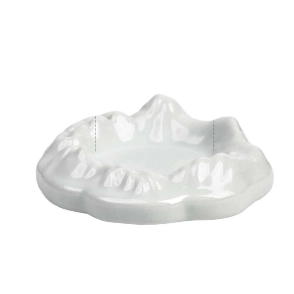 Ceramic Pen Rest Holder Ink Brush Painting Tool Creative Mountain Shaped Inkstone Calligraphy