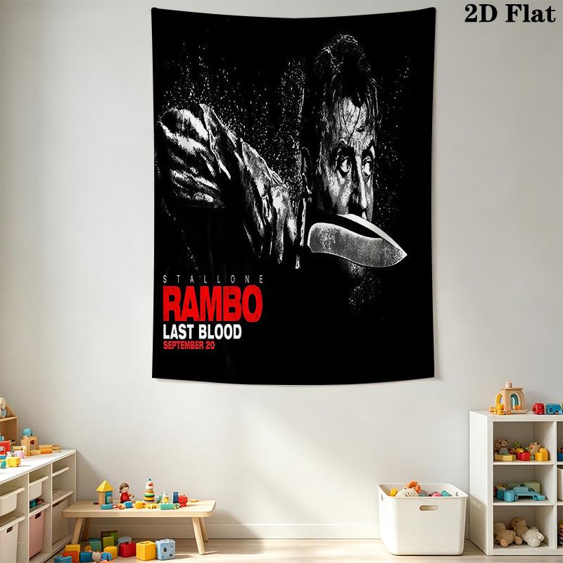 Rambo Last Blood Threepiece Set 1 Duvet Cover 2 Pillowcase Without Core Christmas Birthday Gift Duvet Cover And Pillowcase