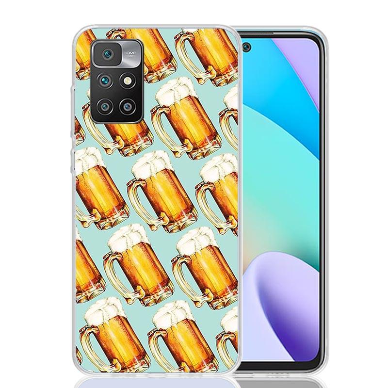 World Beers Alcohol Summer Bubble Phone Case For Xiaomi Redmi 12C 13C 14C 12 13 10 10A 10C 9 9A 9C 9T 8 8A 7 7A 6 6A K70 K60 K40