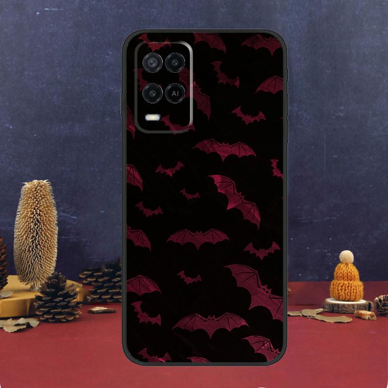 Чехол Хэллоуин Летучие Мыши Вампиры для Oppo A94 A74 A54 A15 A17 A57 A6 A5 Pro A16 A76 A96 A40 A60 A80 A18 A38 A58 A78 A98