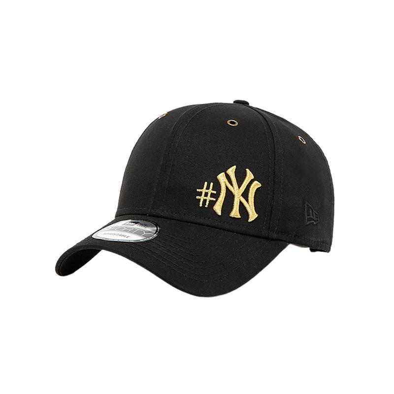 New Era Fashion trend, versatile, personalized and casual baseball cap, same style for men and women, couple style, black 3214882