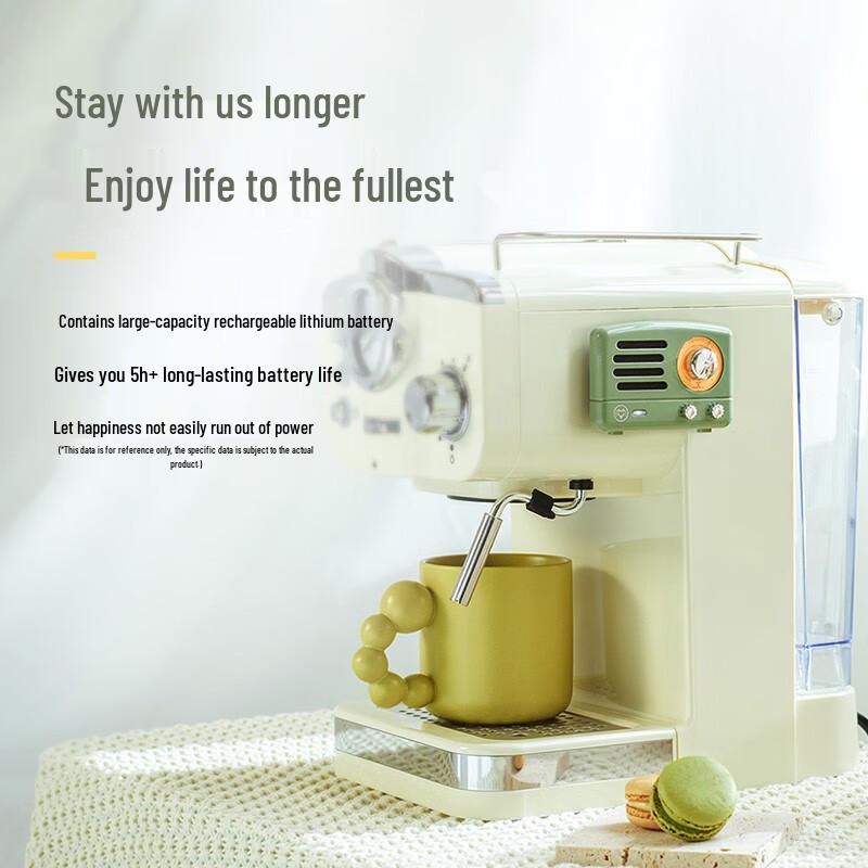 Mao Wang MW-Q1 Retro Magnetic Bluetooth Speaker CN plug (adapter included)