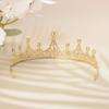 Baroque Retro Bridal Crown Headdress, High-end Banquet Performance, Wedding Accessories, Hair Accessories, Hair Crown