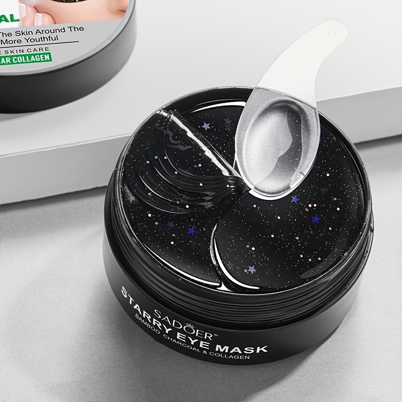 SADOER Starry Sky коллагеновая маска для глаз с бамбуковым углем - увлажняющая и осветляющая, устраняет морщины и мешки под глазами Starry Eye Mask