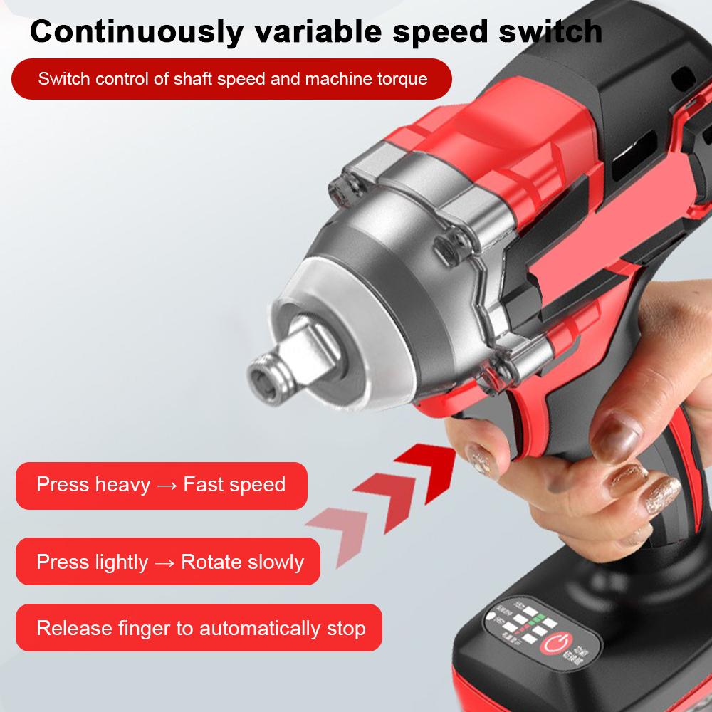 1980N.M Динамометрический ударный гайковерт Бесщеточный с легким электрическим аккумуляторным гайковертом Отвертка Электроинструменты для литиевой батареи Makita